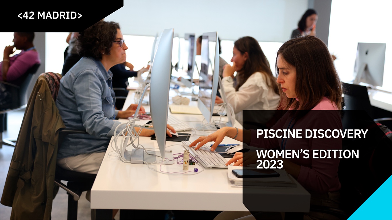 Abrimos las inscripciones de las Piscine Web Discovery | Women’s Edition del 2023
