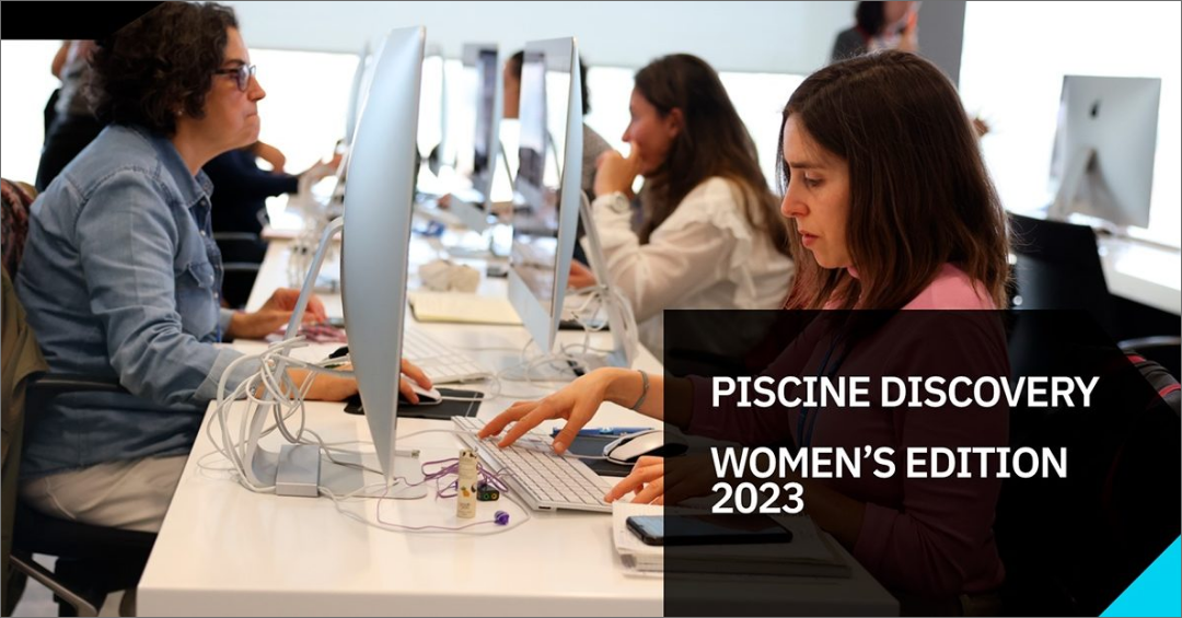 Consigue tu plaza para la Piscine Web Discovery Women