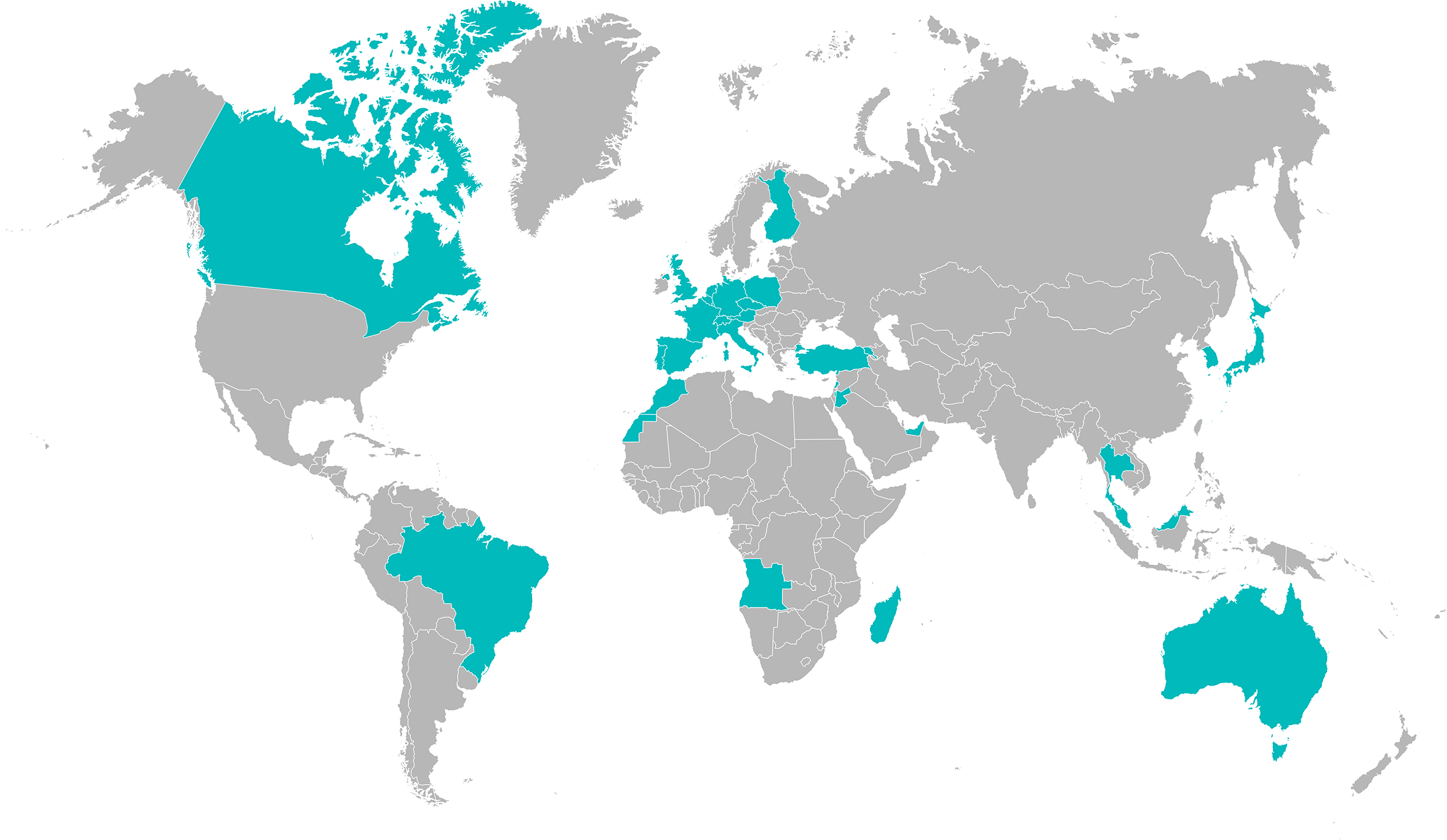 Una red internacional